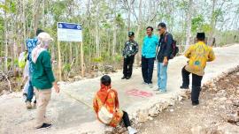 Opname Kegiatan Pembangunan Cor Rabat Beton, Talud, dan Aspal